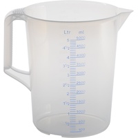 Hünersdorff Messkanne 5.000 ml, PP, 2 Skalen geschlossener Griff,