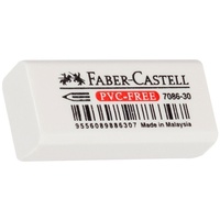 Faber-Castell Radierer 7086-30 188730 18x12x41mm Kunststoff weiß