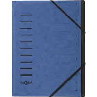 Pagna Ordnungsmappe 12 Fächer blau