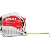 Sola Taschenrollbandmaß TRI-MATIC L.5m B.19mm gelb