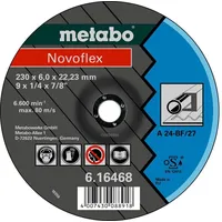 Metabo Novoflex 180x6,0x22,23 Stahl, Schruppscheibe, gekröpfte Ausführung