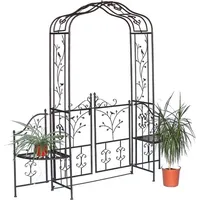 Denk Dandibo - Rosenbogen mit Tür Metall 18602 Torbogen
