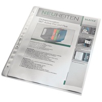 Leitz Prospekthülle A4 PP genarbt 0,13 mm oben offen