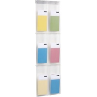 Helit Wandprospekthalter the placativ transparent 1/3 DIN A4 6