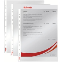 Esselte Prospekthüllen Standard DIN A4 transparent glasklar 0,05 mm