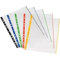 Herlitz Prospekthüllen DIN A4 glasklar glatt 0,07 mm,