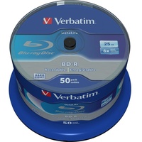 Verbatim BD-R 25GB 6x 50er Spindel, ohne ID (43838)