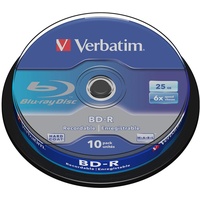 Verbatim BD-R 25GB 6x 10er Spindel (43742)