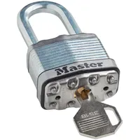 Master Lock Vorhängeschloss Excell M1EURDLF Laminiert Stahl Matt