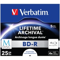 Verbatim M-Disc BD-R 25GB 4x Speed, Jewel Case