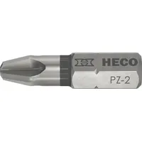 Heco Bits, Pozi-Drive, PZD-2, Farbring: schwarz, im Blister
