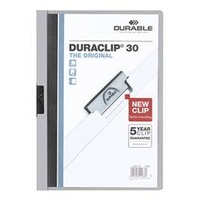 Durable Klemmhefter DURACLIP 30 DIN A4 grau