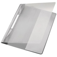 Leitz Schnellhefter Exquisit, A4 Überbreite, PVC, grau