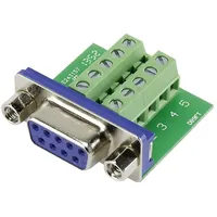 TRU Components DSUB09F-10TB-2 1229331 D-SUB Buchse 90 Polzahl: 9