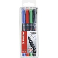 Stabilo OHPen universal Folienstifte-Set farbsortiert permanent 4 St.
