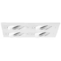 Brumberg Einbaumodul 4-fach quadratisch weiss