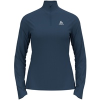 Odlo Essential 1/2 Zip Midlayer Damen petrol XS 2022