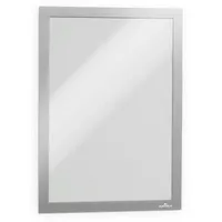 Durable Duraframe A4 selbstklebend mit Magnetverschluss) 10 Stück, silber