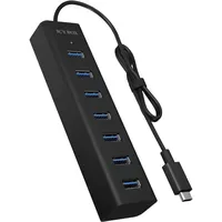 Icy Box RAIDSONIC Type-C zu 7 Port USB 3.0