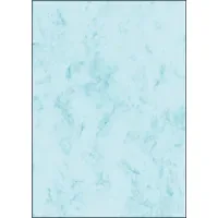 Sigel Motivpapier Marmor blau DIN A4 90 g/qm 100