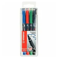Stabilo OHPen universal permanent M sortiert, 4er-Set (843/4)
