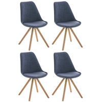 CLP Pegleg Stoff Rund 4 St. blau/natura