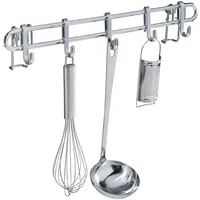Wenko Hakenleiste mit 5 Haken Silber glänzend