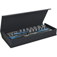Gedore TC 19-20-MU-10 Steckschlüssel-Satz 1/4"+1/2" 52-tlg.
