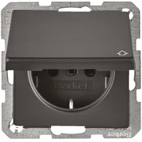 Berker Schuko-Steckdose Unterputz anthrazit 1 St.