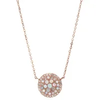 Fossil Kette mit Anhänger JF01740791 Roségold / Edelstahl