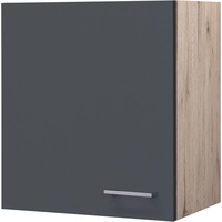 Flex-Well Exclusiv Oberschrank Morena 50 cm Basaltgrau matt -