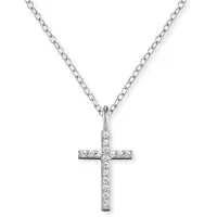 Engelsrufer Kette mit Anhänger Kreuz Silber