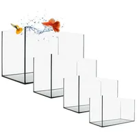 GarPet Aquarium Becken rechteckig standard Größen Glas Aquariumbecken Salzwasseraquarium