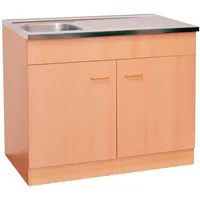 Kochstation Spülenschrank »KS-Elster«, Breite 80 cm braun