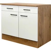 Flex-Well Exclusiv Unterschrank Vintea 100 cm Magnolie matt -