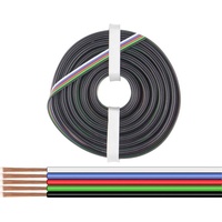 Donau Elektronik 519-010 Litze 5 x 0.25 mm2 Schwarz,