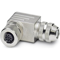 Phoenix Contact 1430433 Sensor-/Aktor-Steckverbinder, unkonfektioniert M12 Buchse, gewinkelt Polzahl