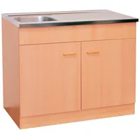 Kochstation Spülenschrank »KS-Elster«, Breite 80 cm braun