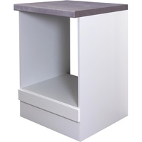 Flex-Well Herdumbauschrank Joelina 60 cm Weiß