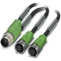 Phoenix Contact 1510722 Sensor-/Aktor-Steckverbinder, konfektioniert M12 Adapter, Y-Form 30.00