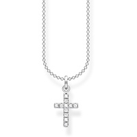 Thomas Sabo Kette mit Anhänger Kreuz pavé, KE2069-051-14-L45V«, mit