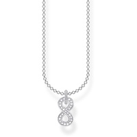 Thomas Sabo Damen Kette Infinity Unendlichkeitszeichen 925 Sterling Silber