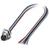 Phoenix Contact 1424234 Sensor-/Aktor-Einbausteckverbinder M8 Stecker, Einbau 0.50m Polzahl: