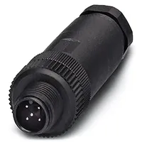 Phoenix Contact 1500774 Sensor-/Aktor-Steckverbinder, unkonfektioniert M12 Stecker, gerade Polzahl: