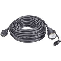Renkforce Sygonix 1373173 Strom Verlängerungskabel 16 A Schwarz 20.00