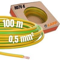 Lapp Kabelleitung, H05V-K 1X0,5 GNYE 4510001/100