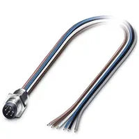 Phoenix Contact 1542664 Sensor-/Aktor-Einbausteckverbinder M8 Stecker, Einbau 0.50m Polzahl: