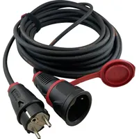 HAWA R7030 Strom Verlängerungskabel 16 A Schwarz 10.00 m