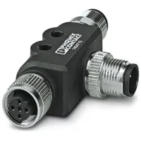 Phoenix Contact 1424713 T-Verteiler Stecker, gerade, Stecker, gerade Polzahl