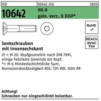 Industrial Quality Supplies DIN 7991/ISO 10642 Senkschraube 8.8 Stahl